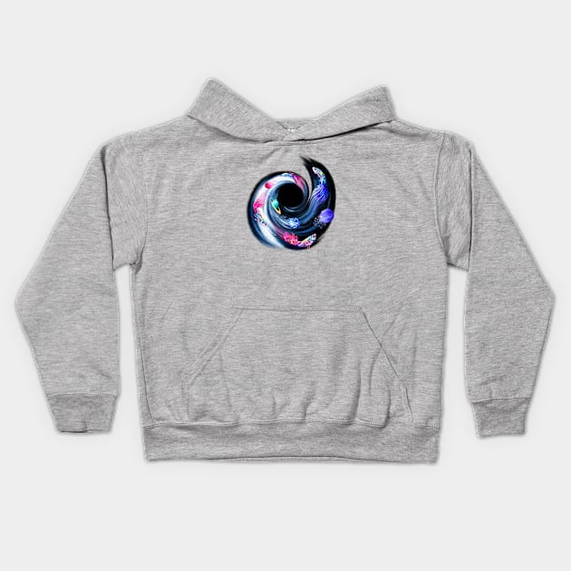 Black Hole Kids Hoodie by DARKWAYER